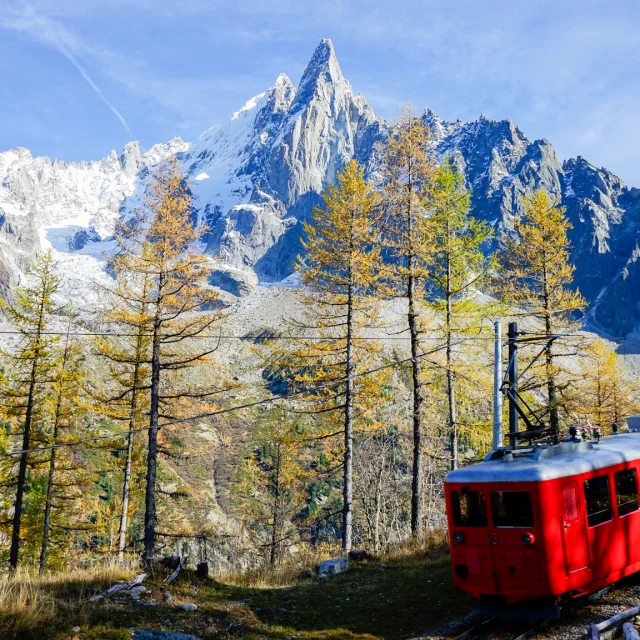 Montenvers Mer de Glace Herbst